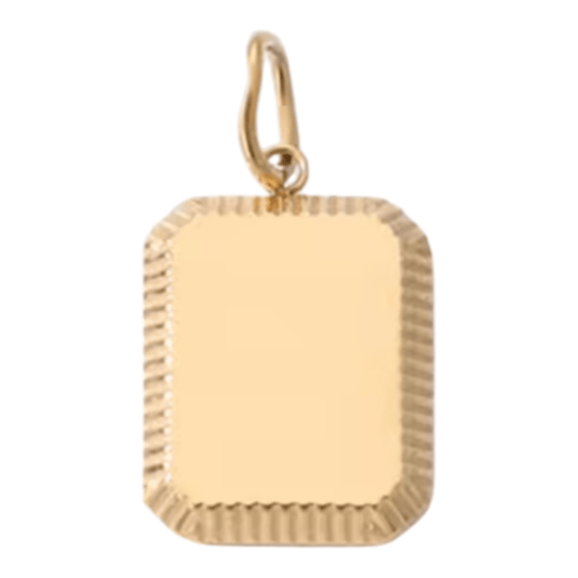Custom engraved vintage tag necklace - www.Shopthatapp.com