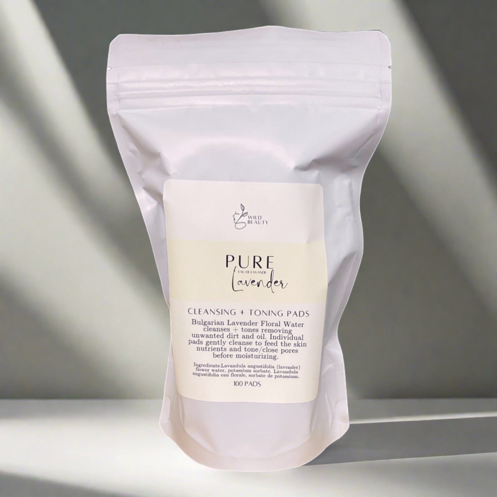 Lavender Floral Toner Pads - www.Shopthatapp.com