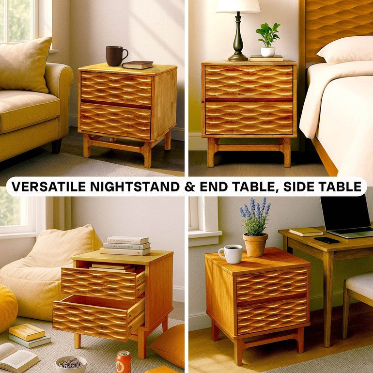 Elara Nightstand with 2 Drawers - www.Shopthatapp.com