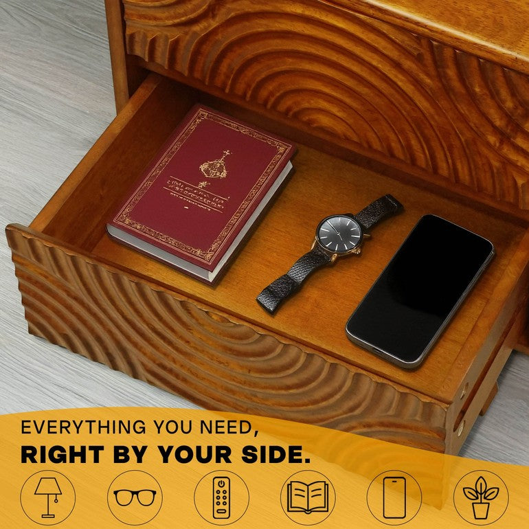 Harmony Nightstand with 2 Drawers - www.Shopthatapp.com