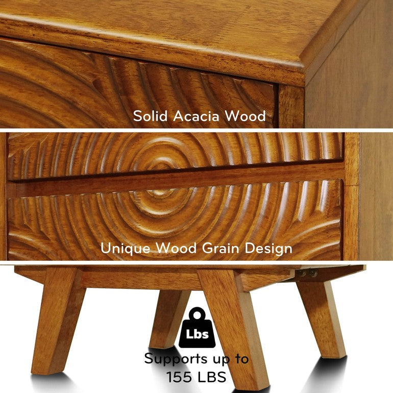 Harmony Nightstand with 2 Drawers - www.Shopthatapp.com