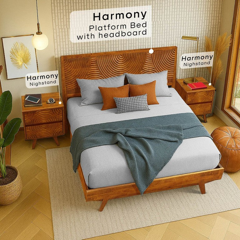 Harmony Nightstand with 2 Drawers - www.Shopthatapp.com