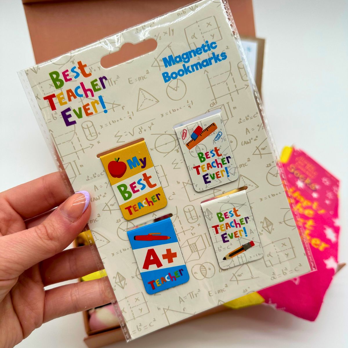 Thank You Teacher - Pink Gift Hamper-Food and beverage-www.Shopthatapp.com-HamperWell