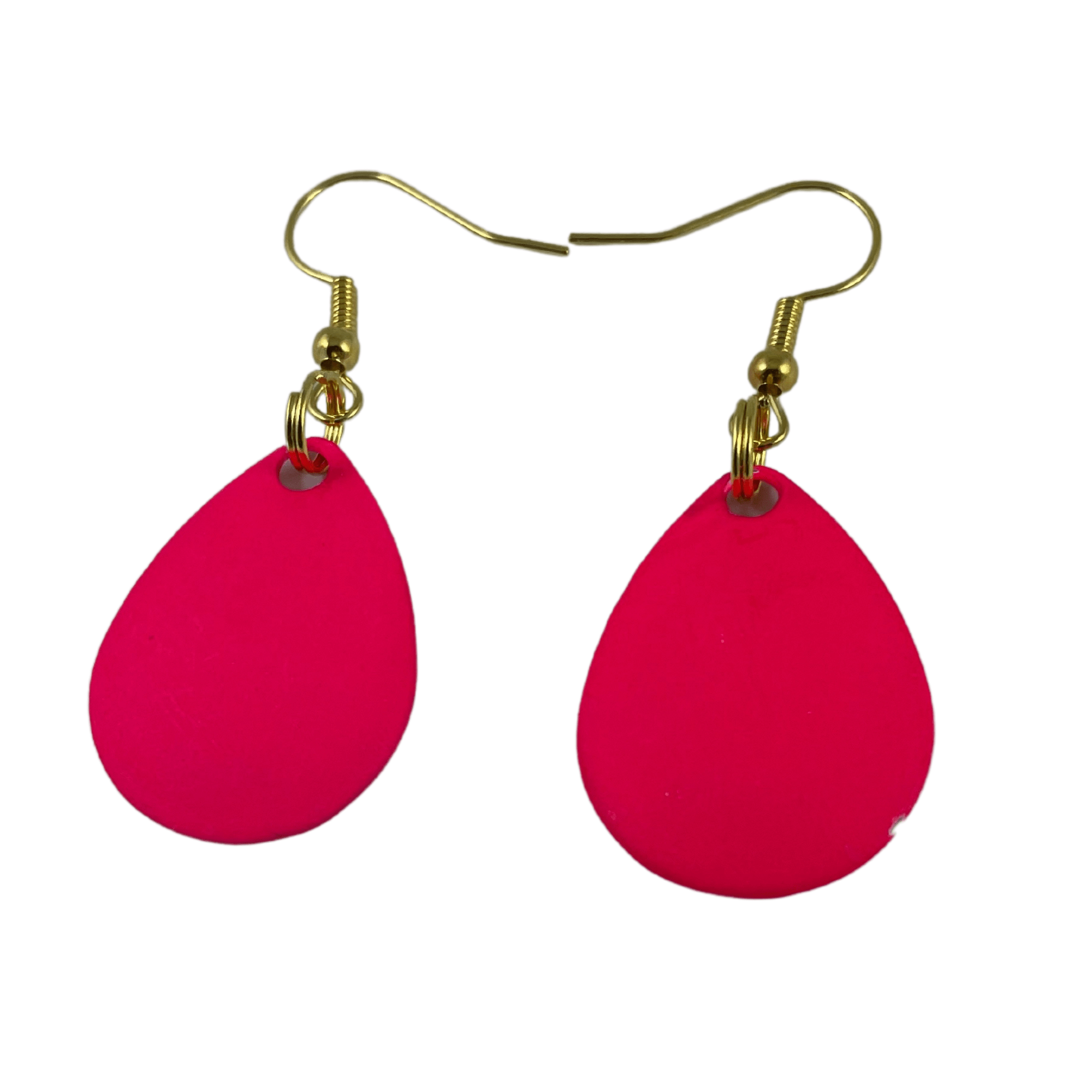 Colorado Pink Painted Spinner Blade Earrings - www.Shopthatapp.com
