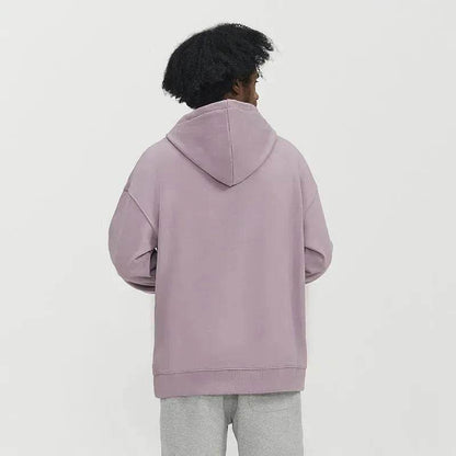 Plain Color American Retro Hoodie Pullover Sweatshirt Men - www.Shopthatapp.com #