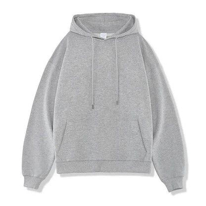 Plain Color American Retro Hoodie Pullover Sweatshirt Men - www.Shopthatapp.com #