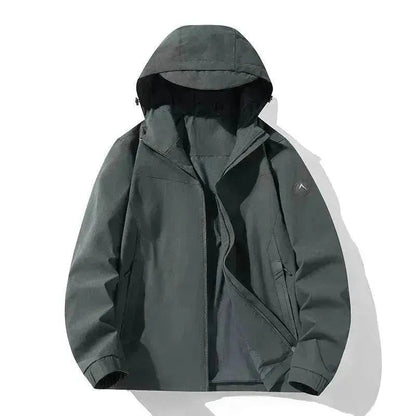 Plus Size Shell Jacket Windproof Waterproof Mountaineering Suit Coat - www.Shopthatapp.com