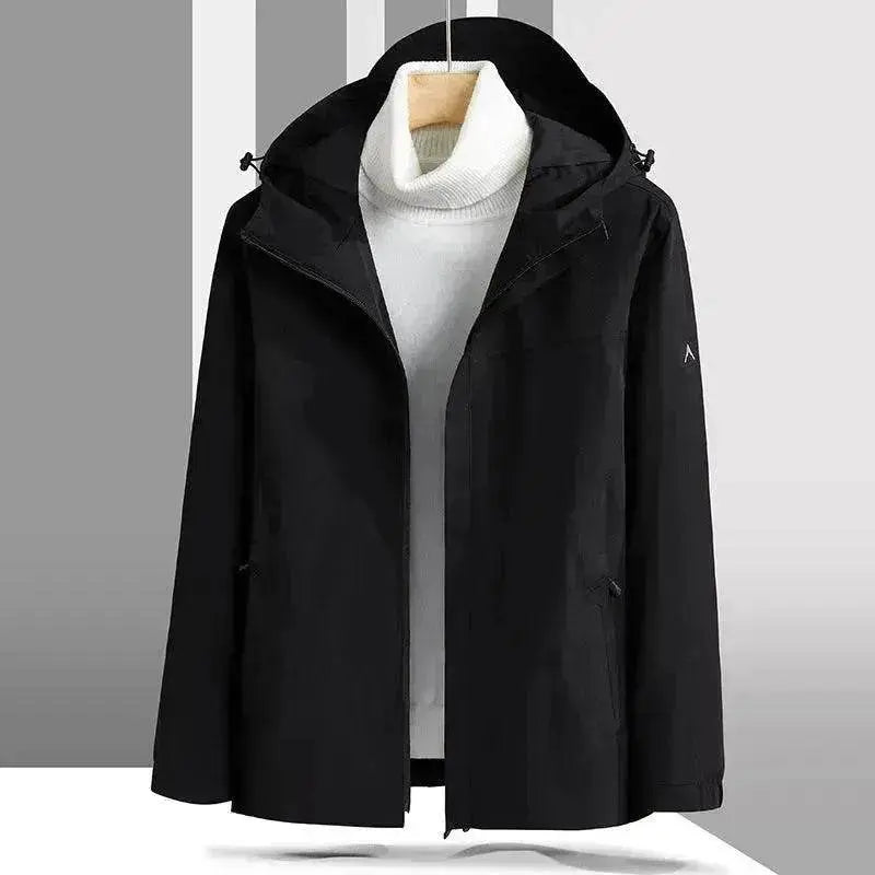 Plus Size Shell Jacket Windproof Waterproof Mountaineering Suit Coat - www.Shopthatapp.com