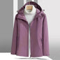 Plus Size Shell Jacket Windproof Waterproof Mountaineering Suit Coat - www.Shopthatapp.com