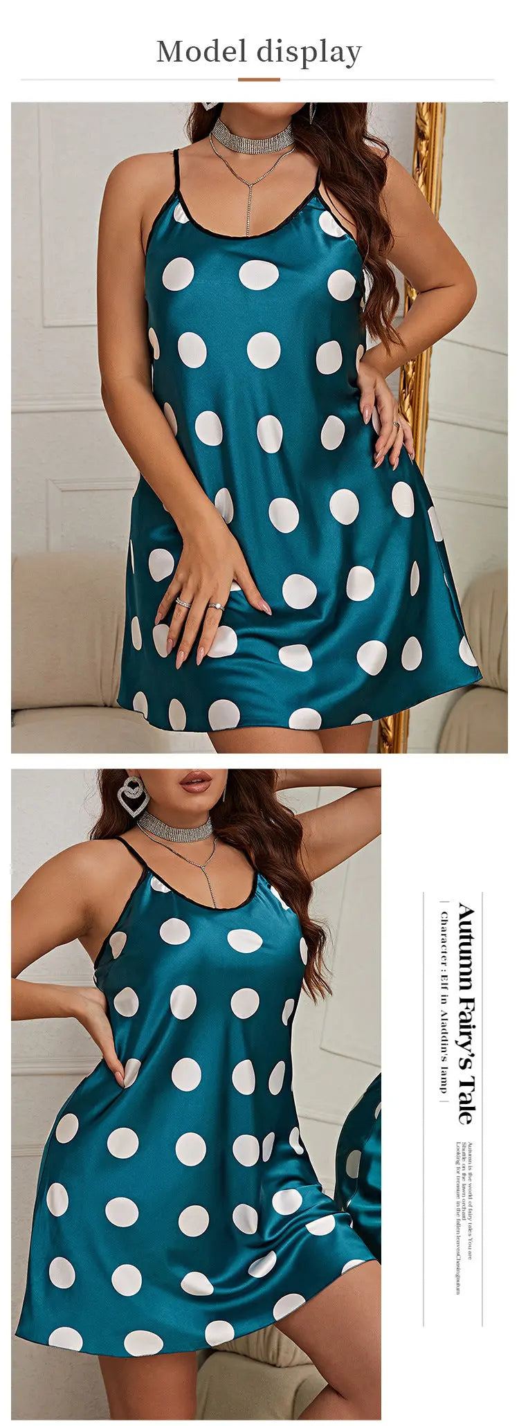 Polka Dot Pajamas Loose Homewear For Women - www.Shopthatapp.com