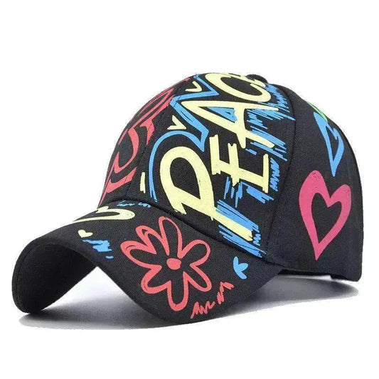 Popular Printed Men's And Women's Alphabet Baseball Caps - www.Shopthatapp.com #