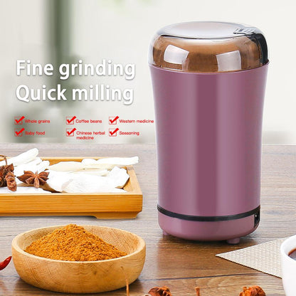 Portable Electric Coffee Bean Grinder Mill Kitchen Tool Herbs Salt Pepper Spices Nuts Grains Mini Medicine Flour Powder Crusher - www.Shopthatapp.com