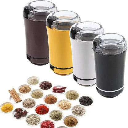 Portable Electric Coffee Bean Grinder Mill Kitchen Tool Herbs Salt Pepper Spices Nuts Grains Mini Medicine Flour Powder Crusher - www.Shopthatapp.com