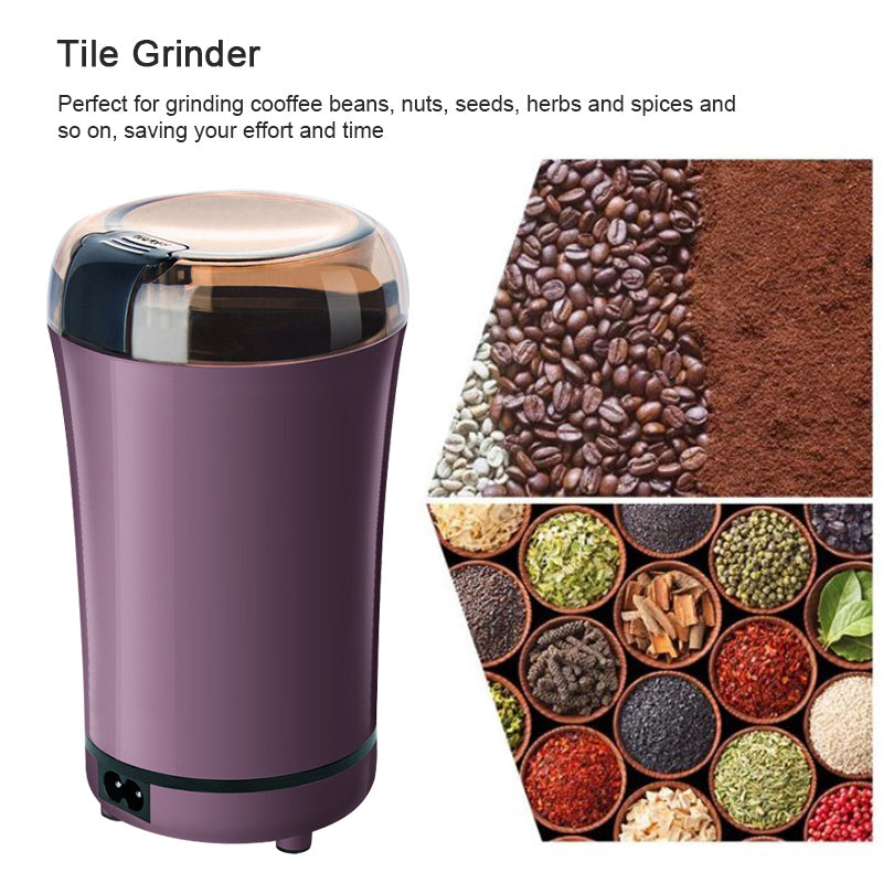 Portable Electric Coffee Bean Grinder Mill Kitchen Tool Herbs Salt Pepper Spices Nuts Grains Mini Medicine Flour Powder Crusher - www.Shopthatapp.com