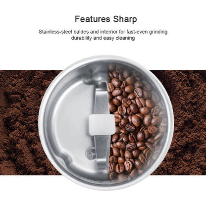 Portable Electric Coffee Bean Grinder Mill Kitchen Tool Herbs Salt Pepper Spices Nuts Grains Mini Medicine Flour Powder Crusher - www.Shopthatapp.com