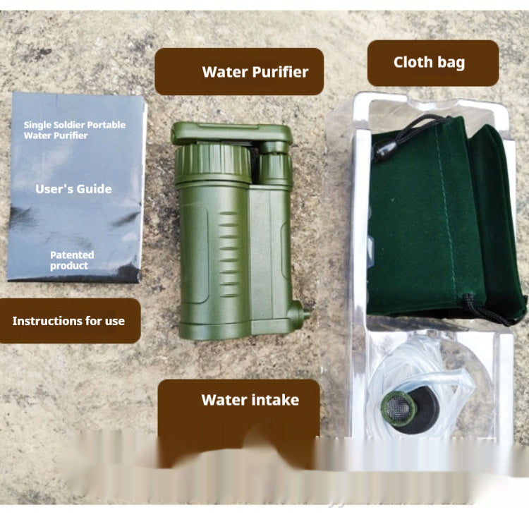 Portable Outdoor Emergency Drinking Water Filter - www.Shopthatapp.com