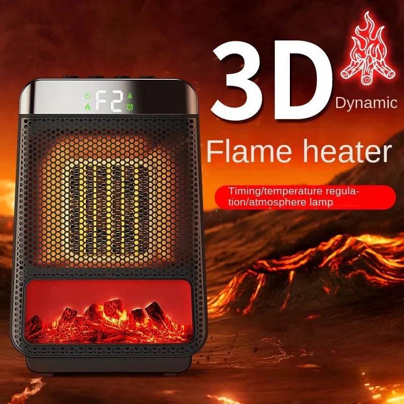 Portable Whole House Room Instant 3D Electric Flame Space Heater - www.Shopthatapp.com #