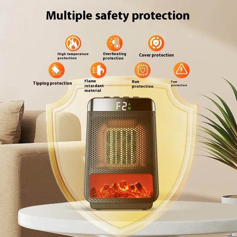 Portable Whole House Room Instant 3D Electric Flame Space Heater - www.Shopthatapp.com #