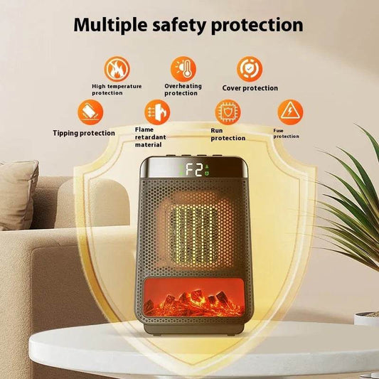 Portable Whole House Room Instant 3D Electric Flame Space Heater - www.Shopthatapp.com #