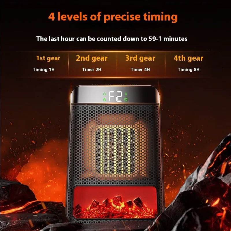 Portable Whole House Room Instant 3D Electric Flame Space Heater - www.Shopthatapp.com #