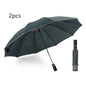 Portable Windproof Umbrella, 10Ribs Auto Close, Reflective for Safety - www.Shopthatapp.com