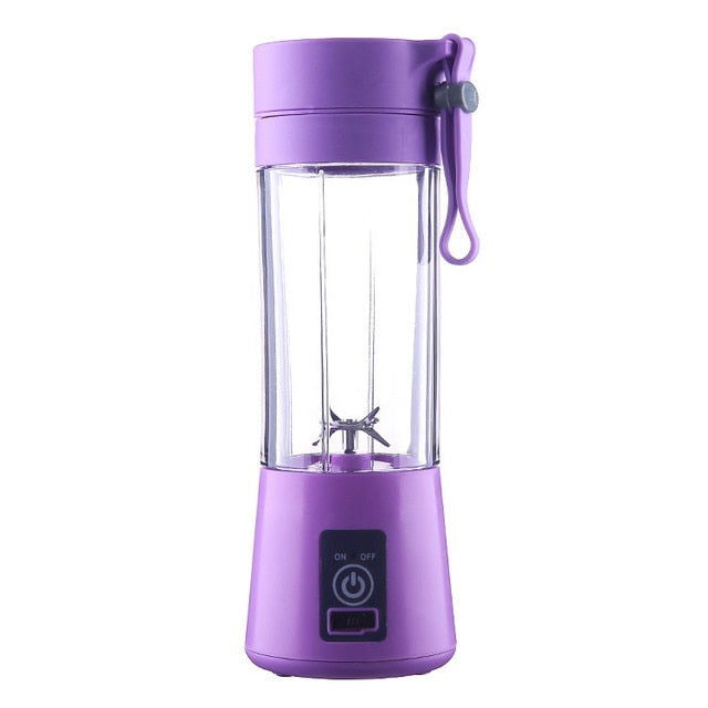 Portable Blender Bottle-Cutlery and dinnerware-www.Shopthatapp.com-Color:Purple-KitchenJoint