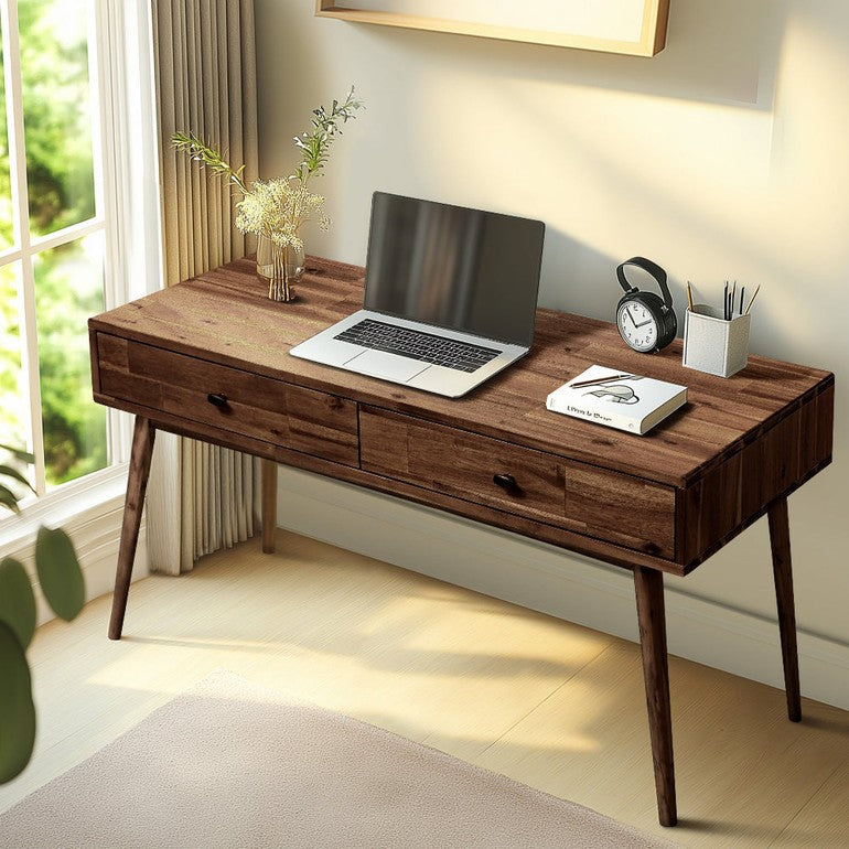 Lagom 48" Solid Wood Work Desk with Drawers - www.Shopthatapp.com