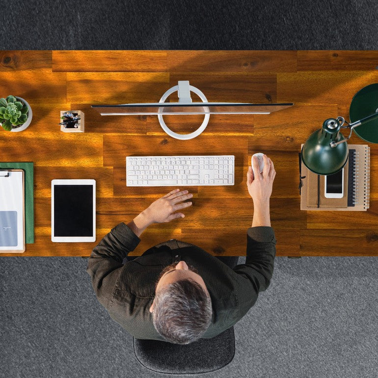 Lagom 48" Solid Wood Work Desk with Drawers - www.Shopthatapp.com