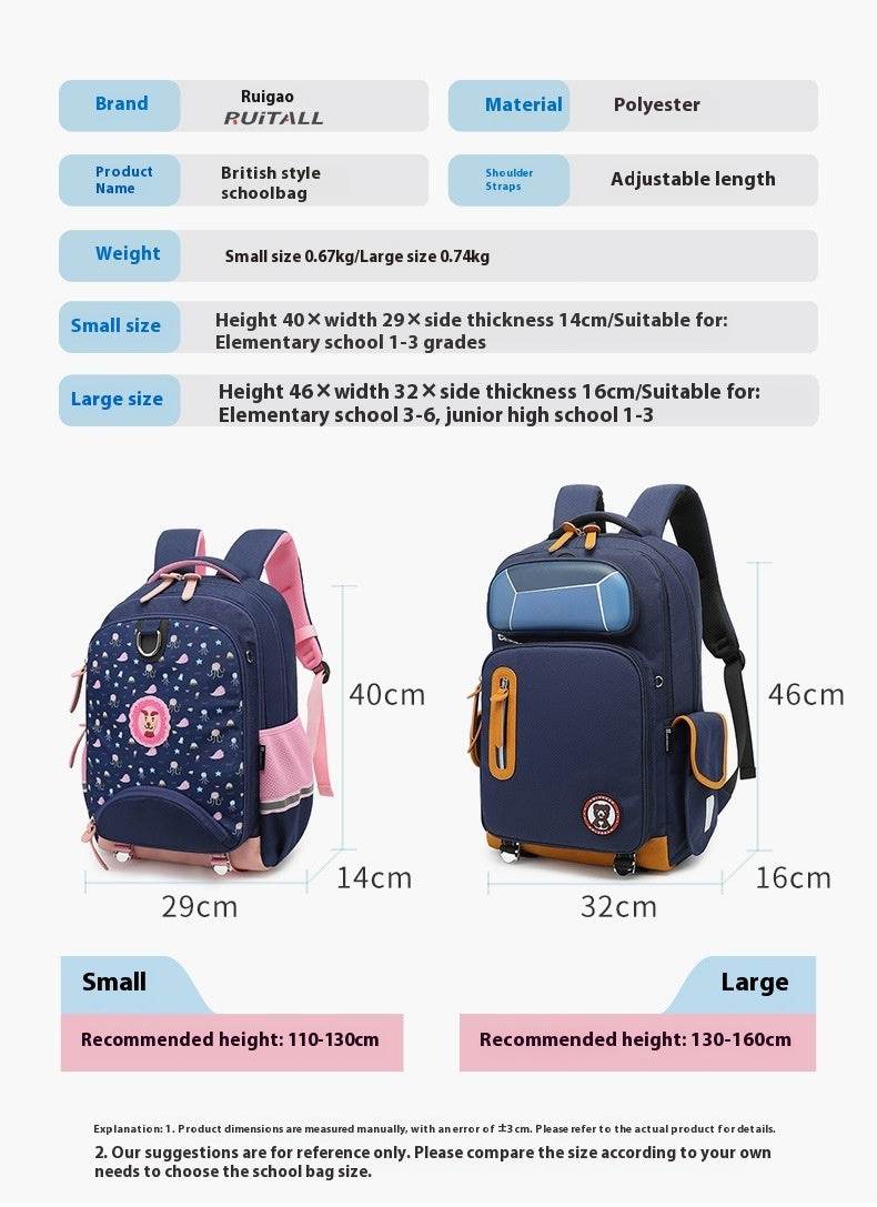 Primary School Large Capacity Backpack for School - www.Shopthatapp.com #