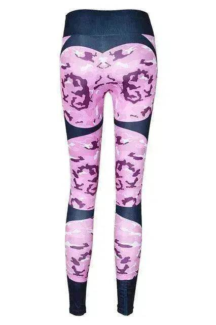 Print patchwork yoga leggings - www.Shopthatapp.com #