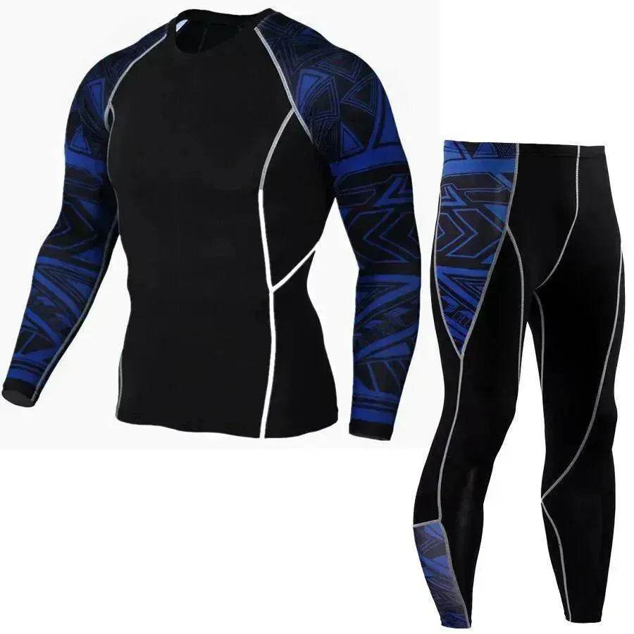 Printed long sleeve gym suit - www.Shopthatapp.com #