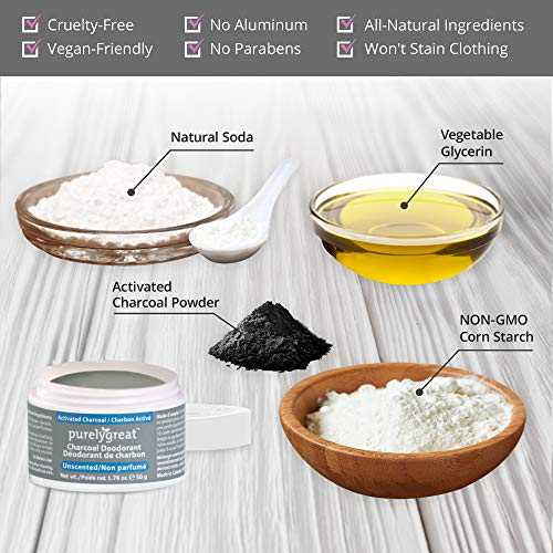 Unscented Charcoal Deodorant - www.Shopthatapp.com