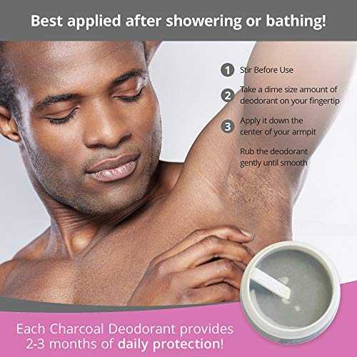 Unscented Charcoal Deodorant - www.Shopthatapp.com