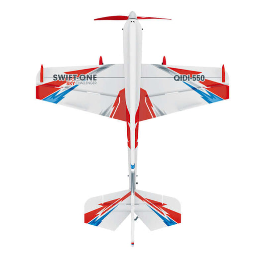 QIDI-550 3D Stunt RC-Flugzeug mit bürstenlosem Motor, 6 Kanälen, One-Key-Hover