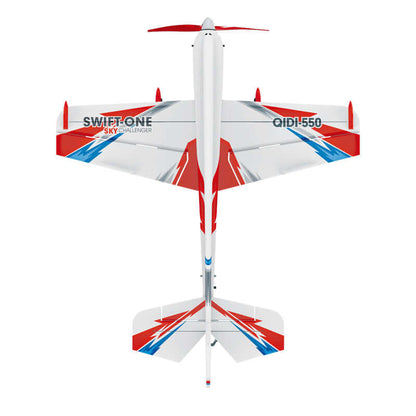 QIDI-550 3D Stunt RC Airplane with Brushless Motor, 6CH, One-Key Hover - www.Shopthatapp.com #
