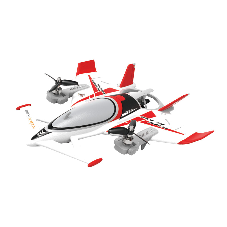 QIDI 570 VTOL RC Plane Brushless with 7.4V Battery, LED Lights & Crane Mode - www.Shopthatapp.com #