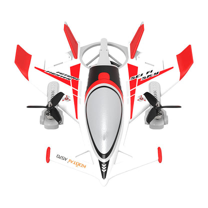 QIDI 570 VTOL RC Plane Brushless with 7.4V Battery, LED Lights & Crane Mode - www.Shopthatapp.com #