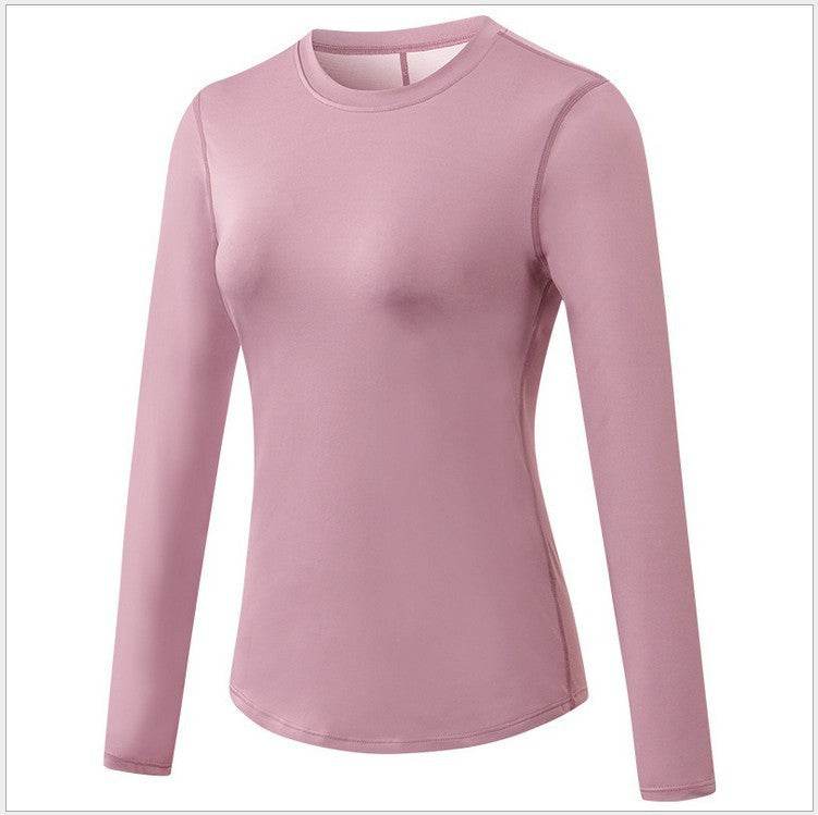 Quick Drying Breathable Long Sleeve Yoga Workout Gym T-shirt for women - www.Shopthatapp.com #