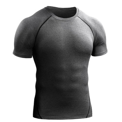 Quick Drying Men Short Sleeve Exercise Running Workout T-shirt Top - www.Shopthatapp.com #