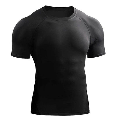 Quick Drying Men Short Sleeve Exercise Running Workout T-shirt Top - www.Shopthatapp.com #