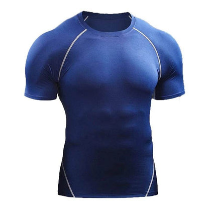 Quick Drying Men Short Sleeve Exercise Running Workout T-shirt Top - www.Shopthatapp.com #
