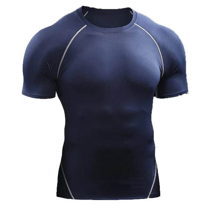 Quick Drying Men Short Sleeve Exercise Running Workout T-shirt Top - www.Shopthatapp.com #