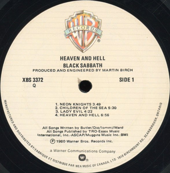 Black Sabbath / Heaven And Hell - LP Used - www.Shopthatapp.com