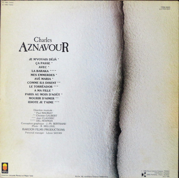 Charles Aznavour / Charles Aznavour (Je M'Voyais Déjà) - LP USED - www.Shopthatapp.com