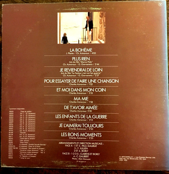 Charles Aznavour / Volume 7: La Bohème - LP USED - www.Shopthatapp.com