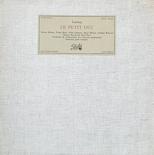 Charles Lecocq / Le Petit Duc - LP Used - www.Shopthatapp.com