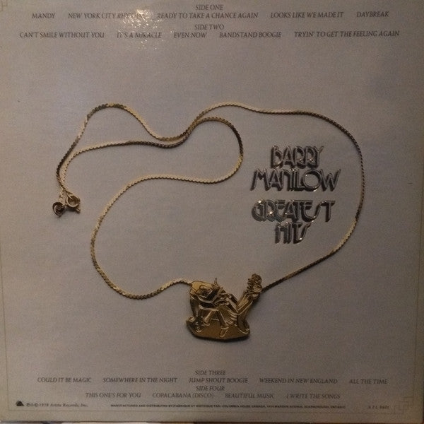 Barry Manilow / Greatest Hits - 2LP Used - www.Shopthatapp.com