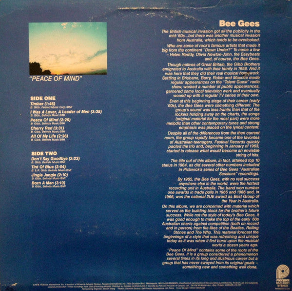 Bee Gees / Peace Of Mind - LP USED - www.Shopthatapp.com