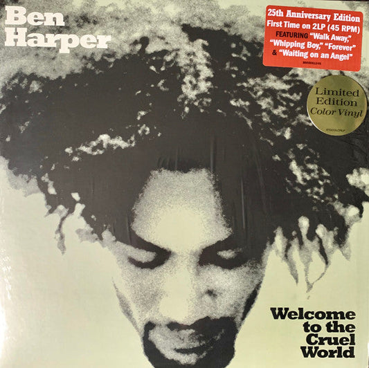 Ben Harper / Welcome To The Cruel World - 2LP SWIRL - www.Shopthatapp.com