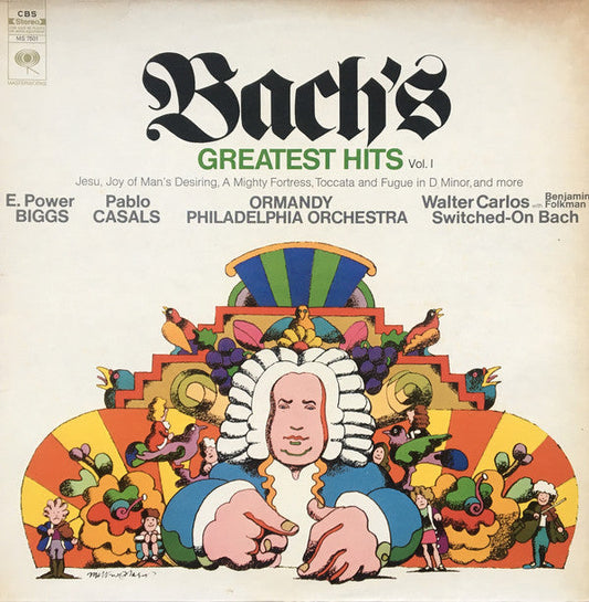 Bach : E. Power Biggs, Pablo Casals, Walter Carlos, Eugene Ormandy ‎/ Bach's Greatest Hits Vol. 1 - LP 12" Used - www.Shopthatapp.com